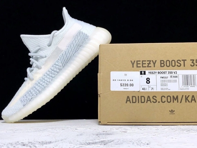 Cloud FW5317 Adidas Yeezy White V2 Boost Reflective 350 0826